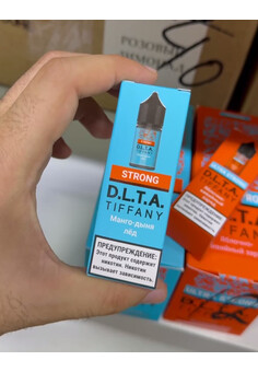 Премиальная жидкость D.L.T.A. TIFFANY 30ML 20MG STRONG, изображение 1