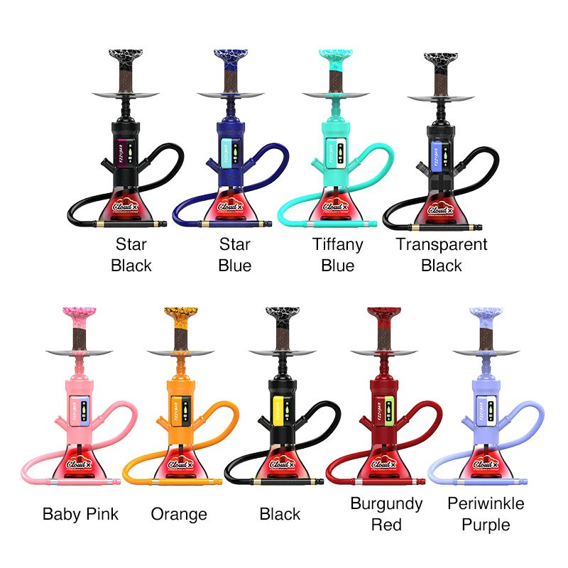 Кликните для увеличения изображения Кальян Cloud X Hybrid Single Hose от FZZYBAR, изображение 2